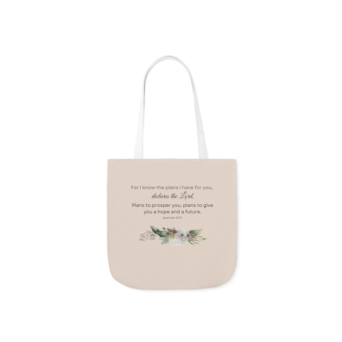 For I Know the Plans I Have For You Canvas Tote Bag