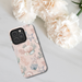iPhone case that features a delicate seashell and coral pattern on a pink background. Available for a variety of iPhone models.