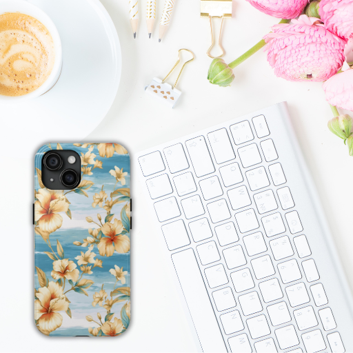 Discover the perfect blend of style and durability with our Tropical Bloom iPhone Case. Crafted from impact-resistant Lexan plastic, featuring UV protection, wireless charging support, and designed for iPhone models 7 through 15. Embrace tropical vibes while safeguarding your device.